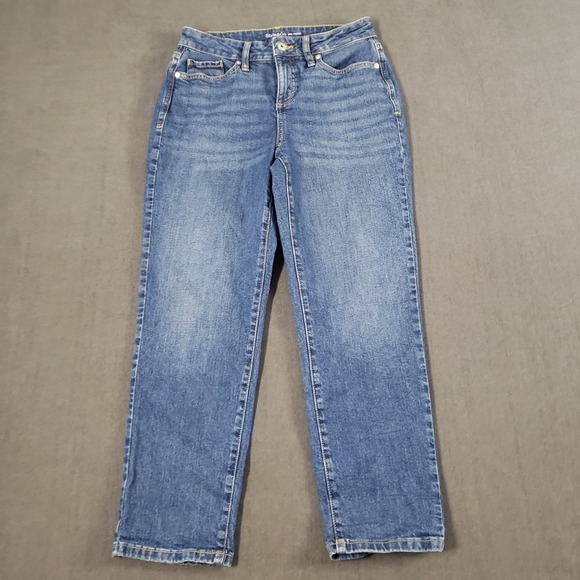 Style&co. Denim - Style & Co Jeans Womens Size 2 Petite  Girlfriend Straight